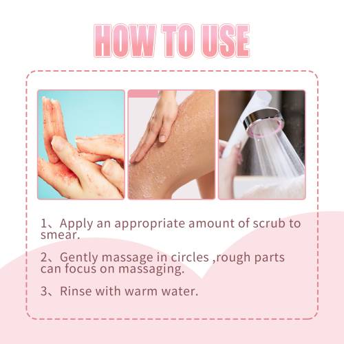 Fersken bodyscrub, mild