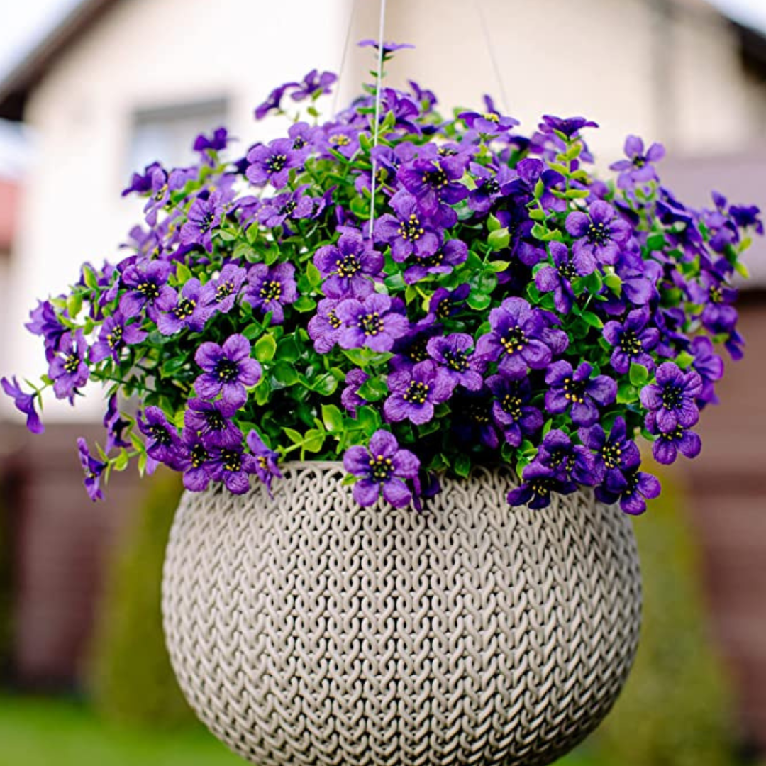 Globetrek° ArtificialFlowers 1+1 GRATIS: Udendørs og Indendørs Kunstige Blomster Planter