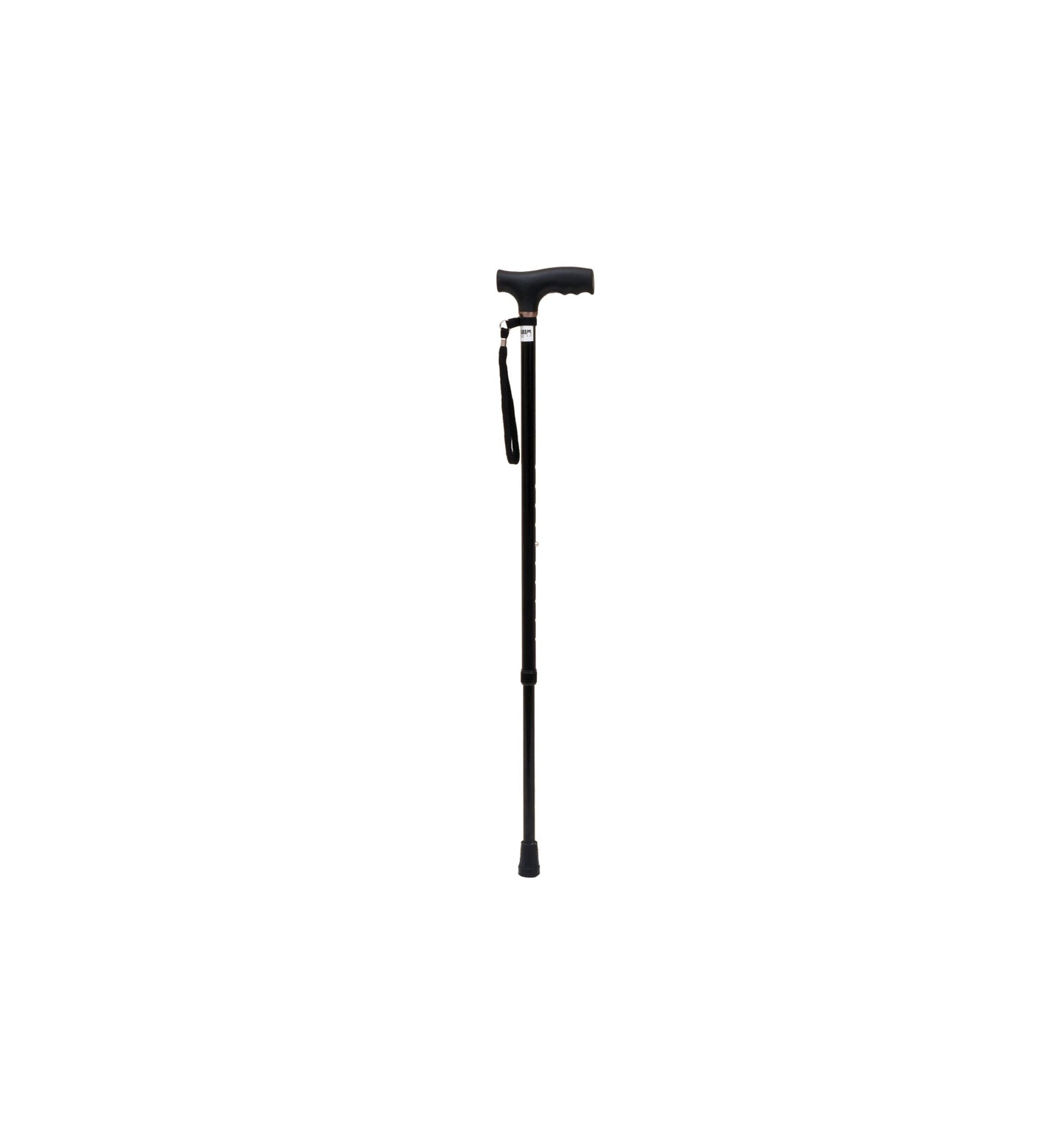 Foldbar Sort Stok – Justerbar 83-93 cm