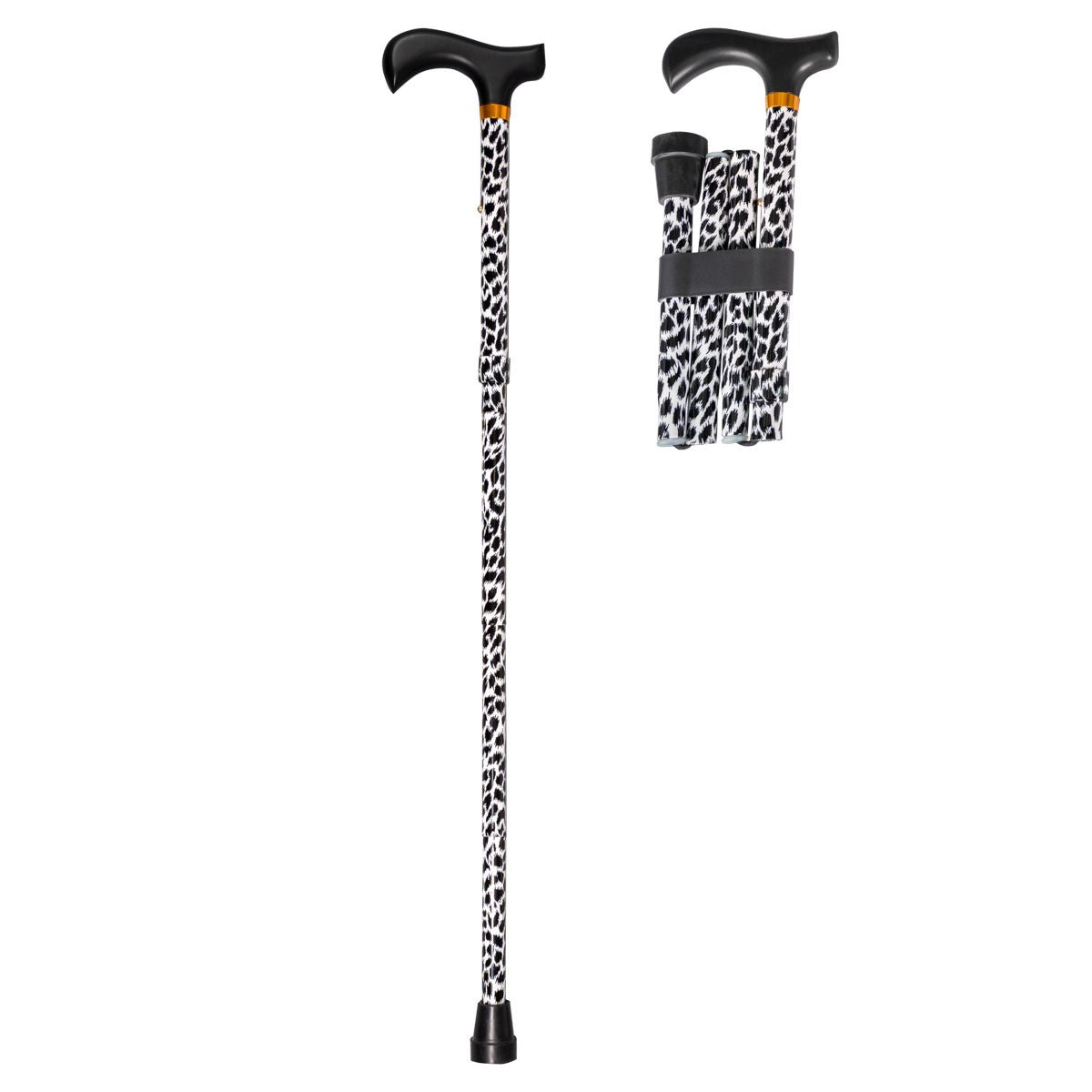 Foldbar Stok i Zebra-mønster
