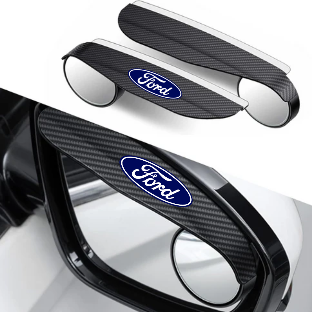 MirrorVisors 1+1 GRATIS: Bilsidespejl Regn Øjenbryn Blind Spot Spejl Visorer