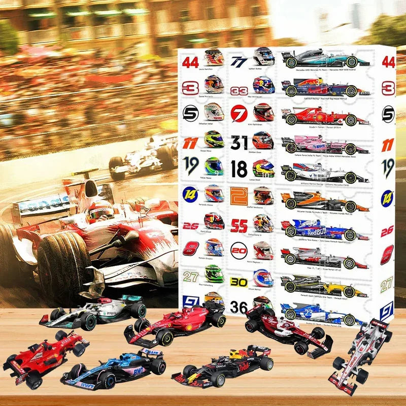 RacingCalendar - Formel 1 Racing Biler Advent Kalender