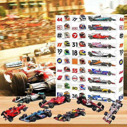 RacingCalendar - Formel 1 Racing Biler Advent Kalender