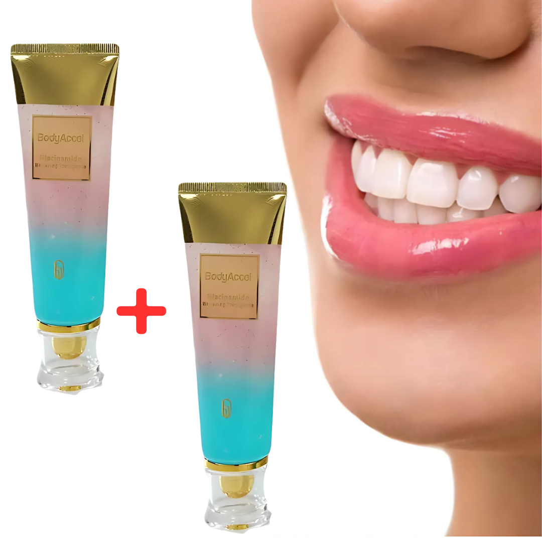 WhiteningToothpaste 1+1 GRATIS: Niacinamid-Tandpasta Til Blegning Og Fjernelse Af Pletter