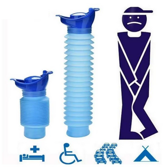 CollapsibleUrinal 1+1 GRATIS: Unisex Bærbar Nød-Collapsible Urinal Værktøj