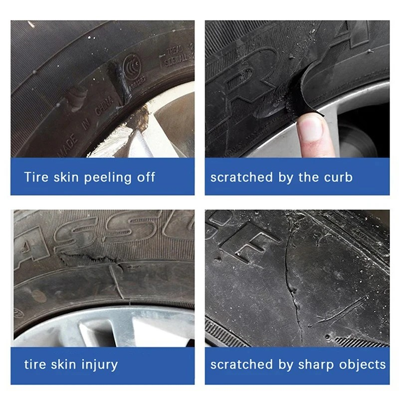 TireFix 1+1 GRATIS: Universel Multifunktionel Dækoverflade Repareringslim