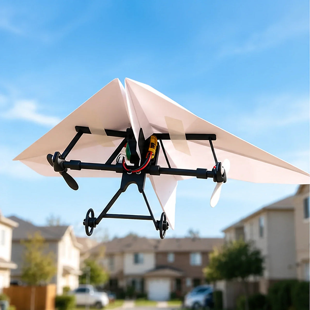 Kletshuts™ SkyGlide - Fjernstyret DIY Papirfly Sky Glide Til Begyndere Og Hobbyentusiaster