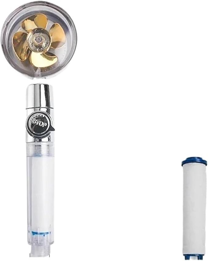 Borhe® SpinShower: 360° Roterende Højtryk Bruser Hoved