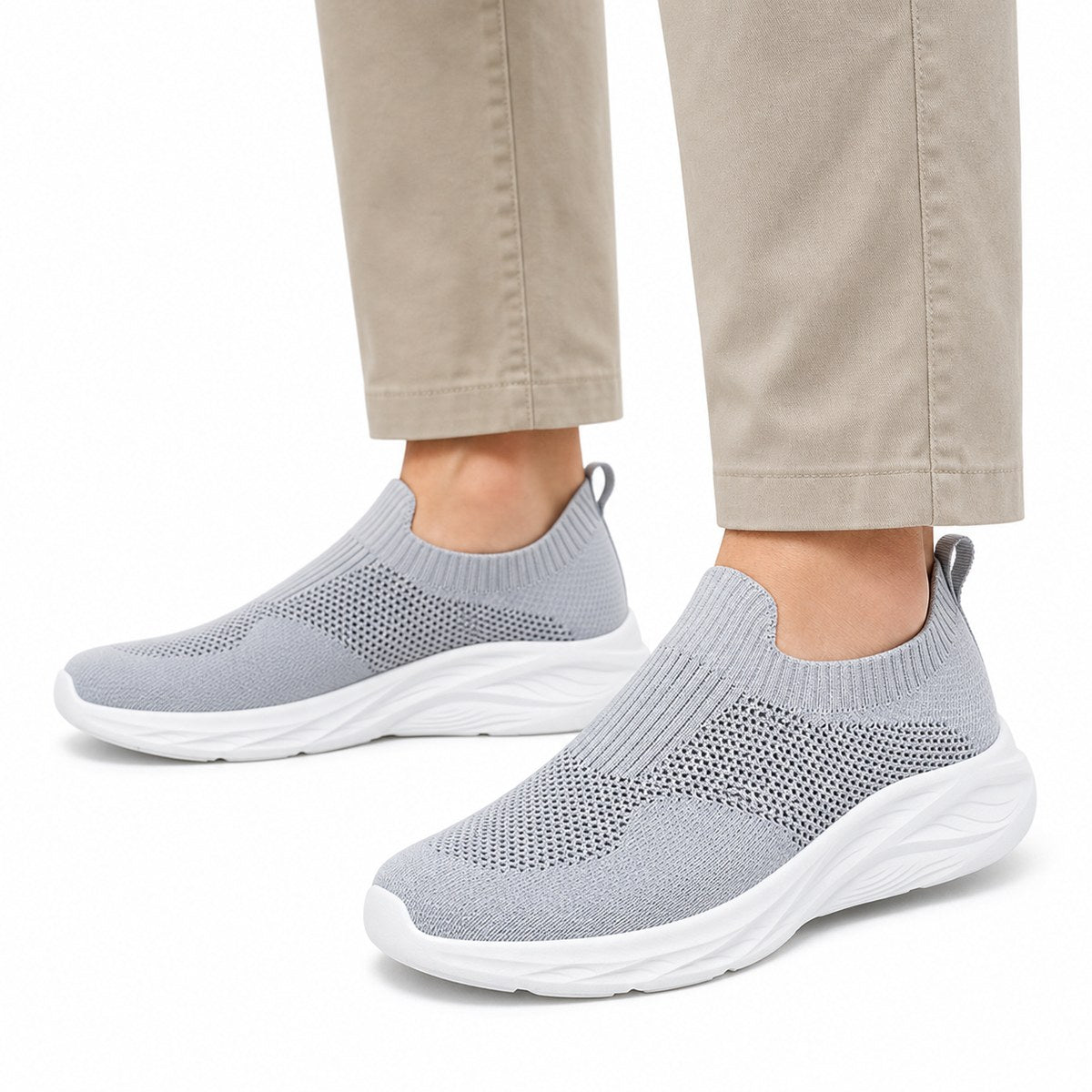 Ortopædiske slip-on gåsko til herrer med bred pasform – uden snørebånd