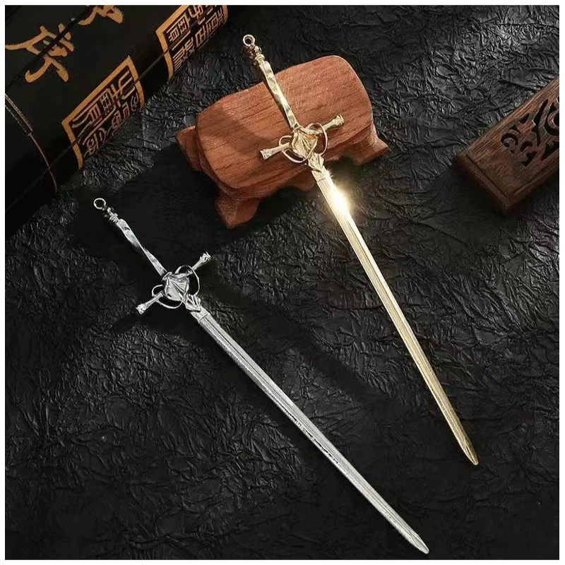 Rose® SwordHairpin 2+2 GRATIS: Gotisk Stil Sværd Hårknop Nål Tilbehør