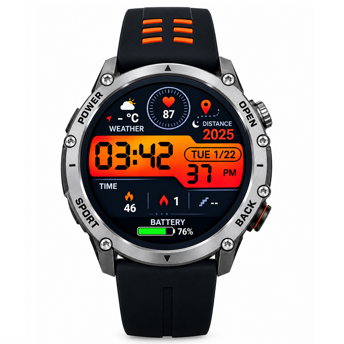 HDSmartwatch - Højdefinition Aktivitetstracker Fitness Smartwatch