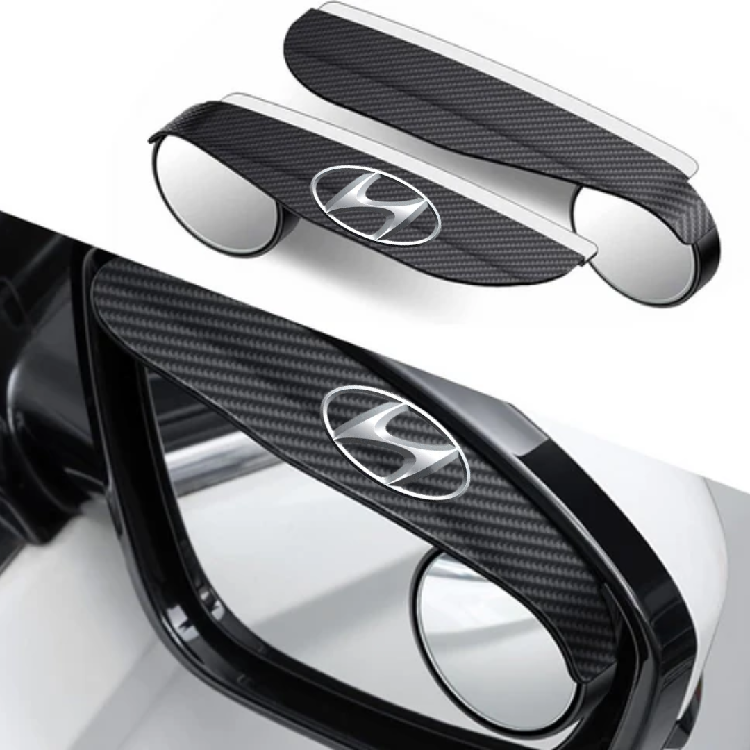 MirrorVisors 1+1 GRATIS: Bilsidespejl Regn Øjenbryn Blind Spot Spejl Visorer