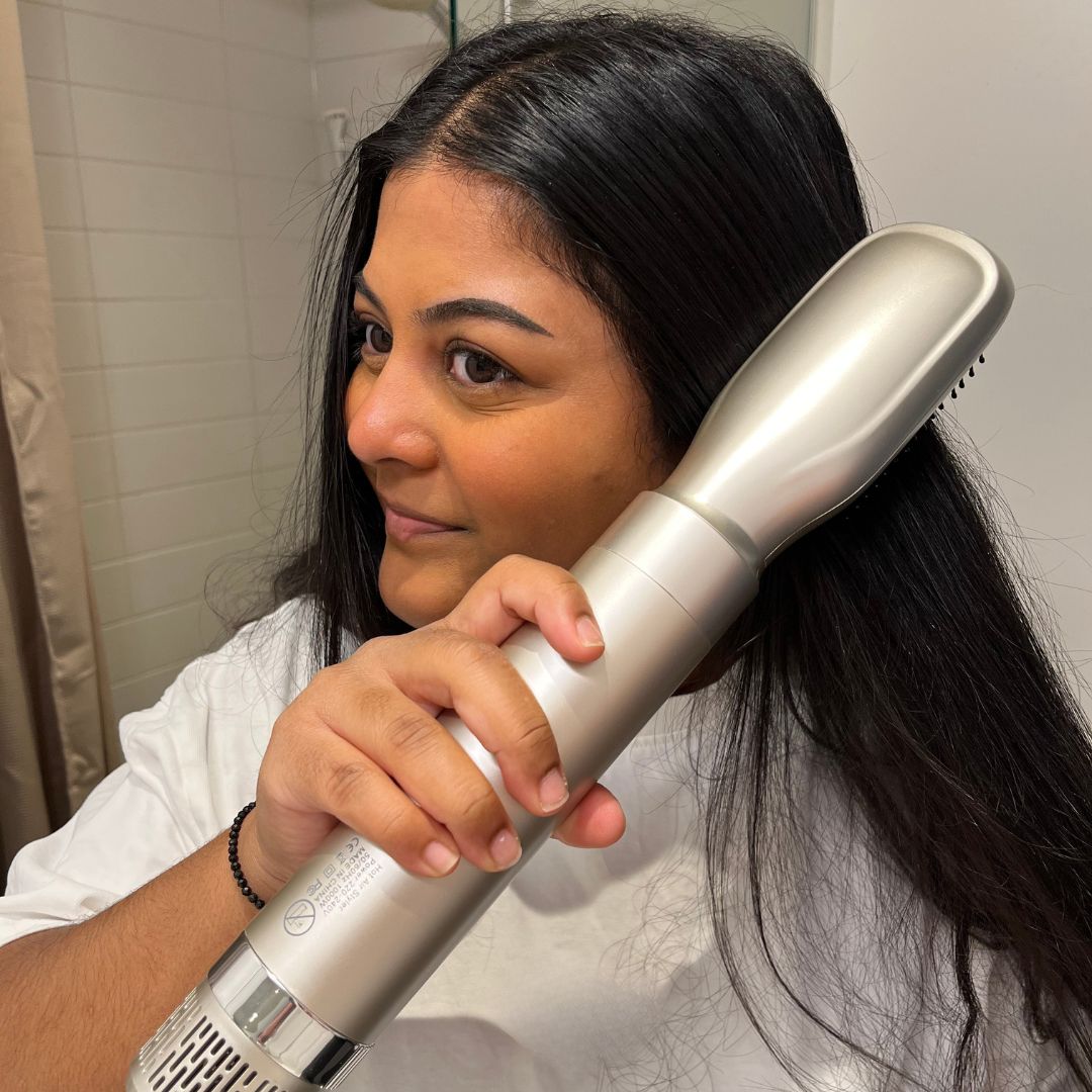 AirStyle Pro 6-i-1 multistyler med varmluft vist med tilbehør eller pakkeindhold