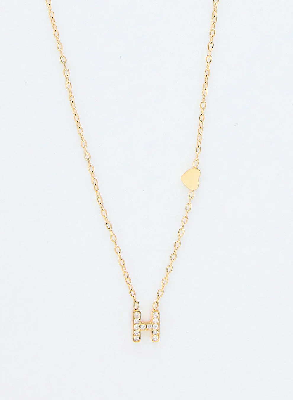 Jewelance™ InitialNecklace: Minimalistisk Mode Initial Bogstav Vedhæng Halskæde