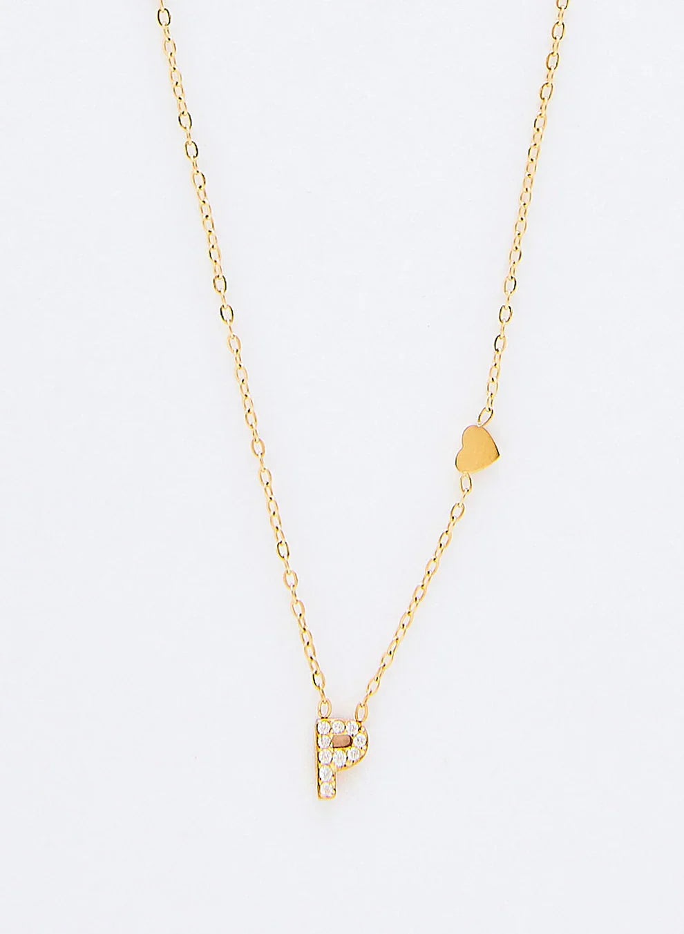 Jewelance™ InitialNecklace: Minimalistisk Mode Initial Bogstav Vedhæng Halskæde