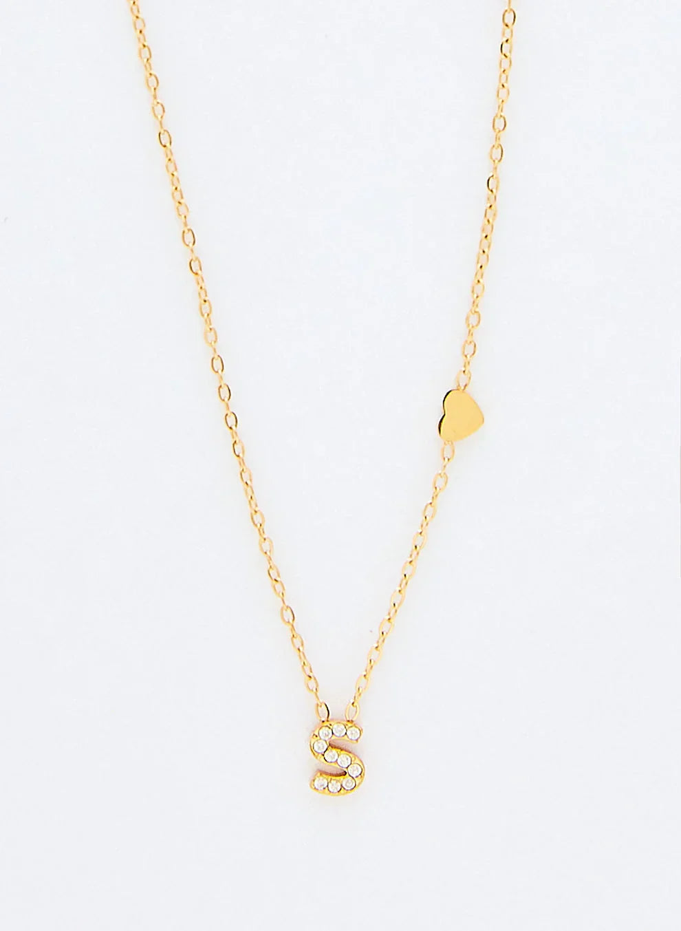Jewelance™ InitialNecklace: Minimalistisk Mode Initial Bogstav Vedhæng Halskæde