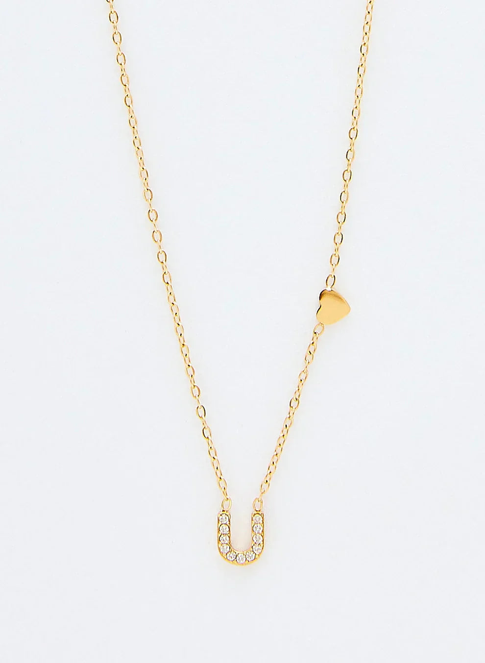 Jewelance™ InitialNecklace: Minimalistisk Mode Initial Bogstav Vedhæng Halskæde