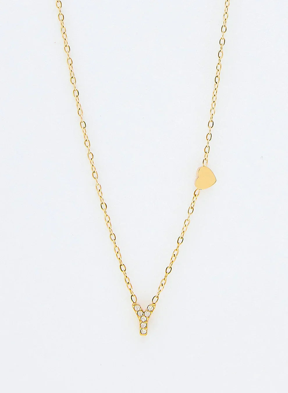 Jewelance™ InitialNecklace: Minimalistisk Mode Initial Bogstav Vedhæng Halskæde