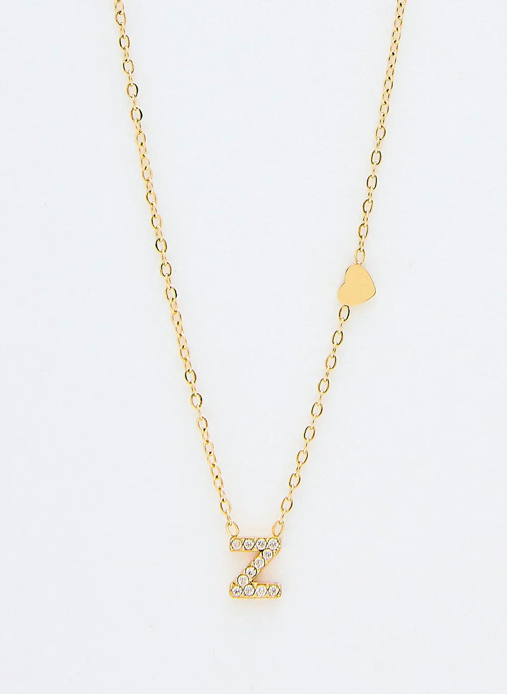 Jewelance™ InitialNecklace: Minimalistisk Mode Initial Bogstav Vedhæng Halskæde