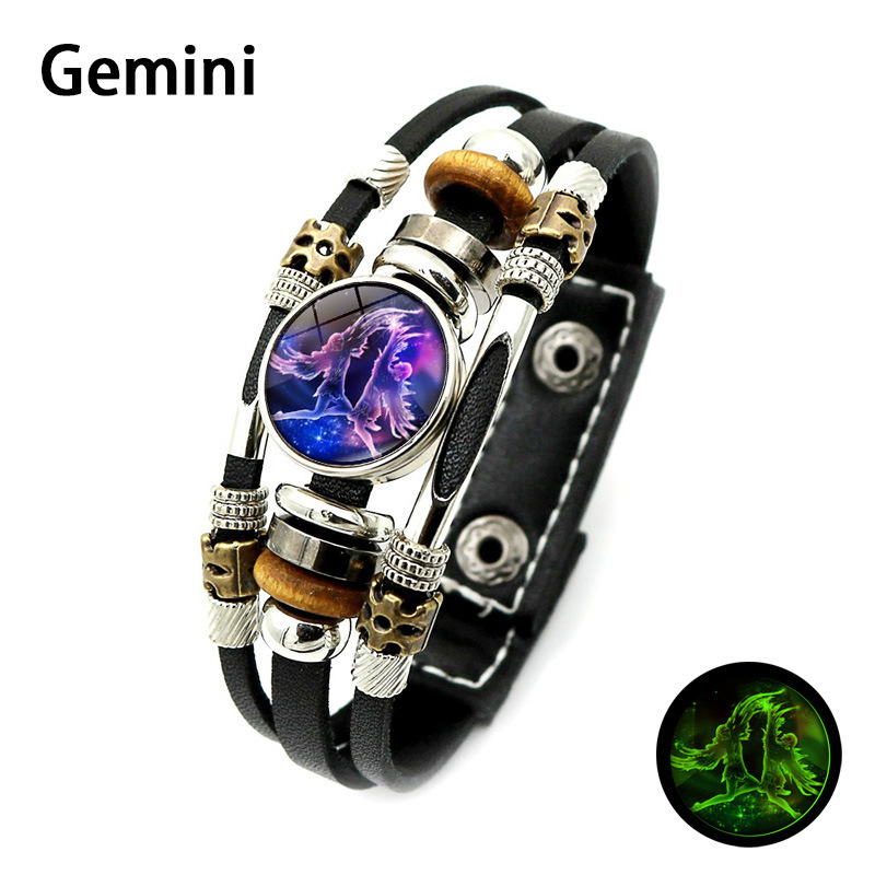 Jewelance™ HoroscopeBracelet 1+1 GRATIS: Glød I Mørket Horoskoparmbånd