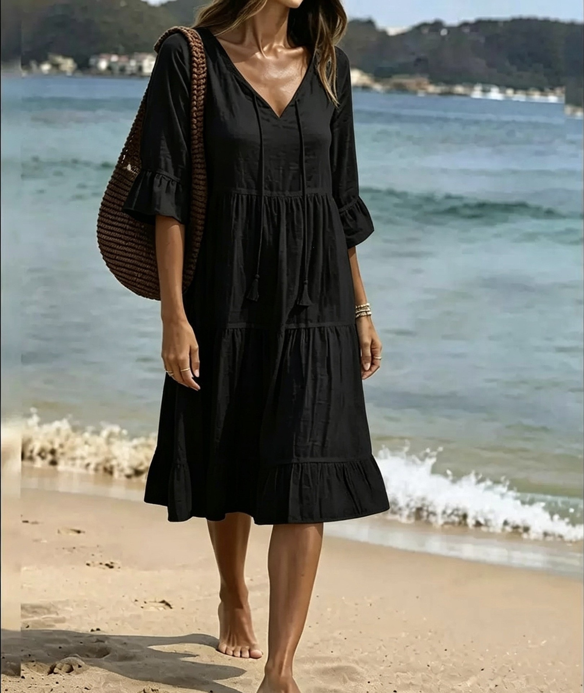 Icone™ FashionDress: Sommer Casual Løs Fit Modekjole til Kvinder