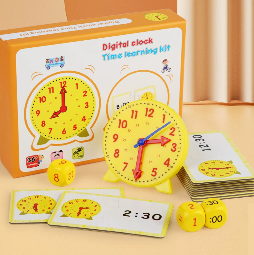 Kletshuts™ LearningClock: Interaktivt Tidslæringsspil Læring Ur