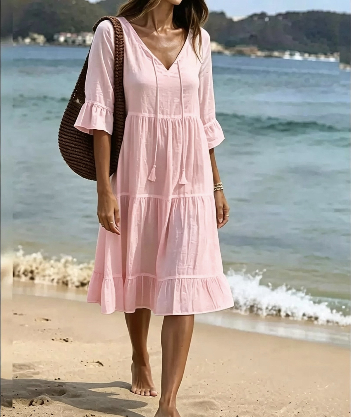Icone™ FashionDress: Sommer Casual Løs Fit Modekjole til Kvinder