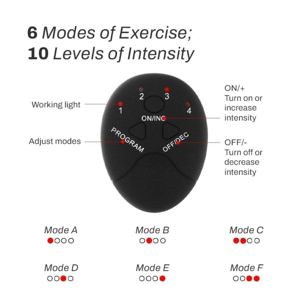 MuscleStimulator™ - Bærbar Muskel Stimulator Opstrammende Og Løftende Skulpturerende Enhed