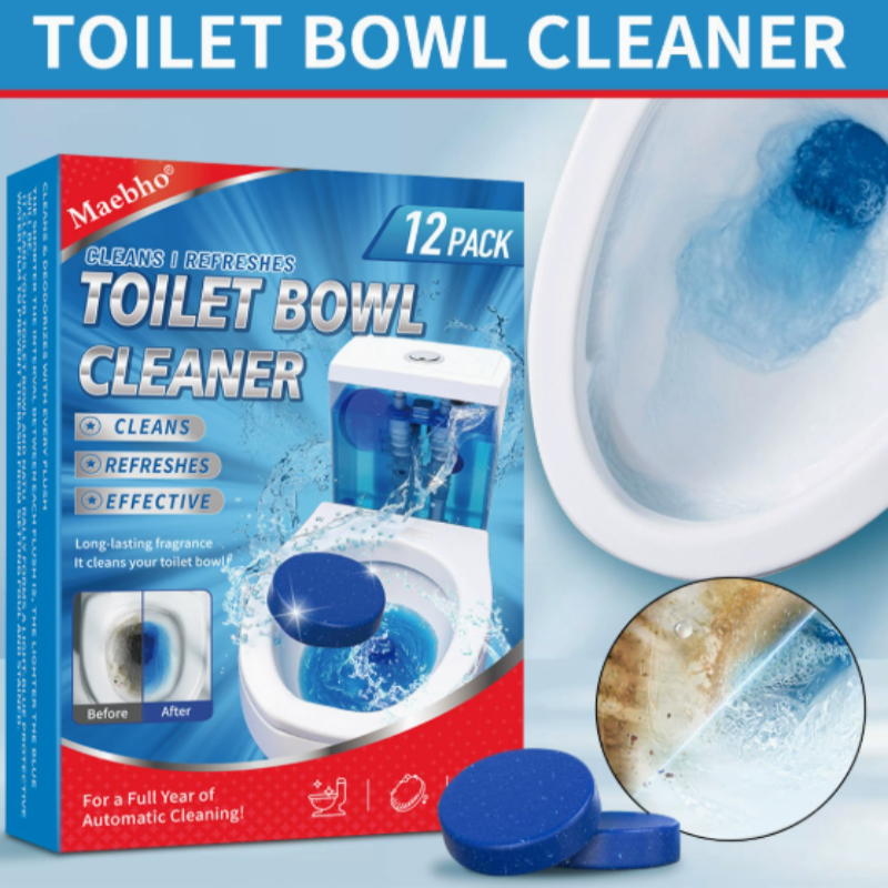 Cleaner Pro° ToiletTablets: Automatisk Drop-In Toiletrens Tabletter