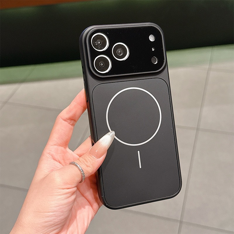 MagsafeCase: iPhone Magsafe Glas Linse Beskyttelses Telefon Etui