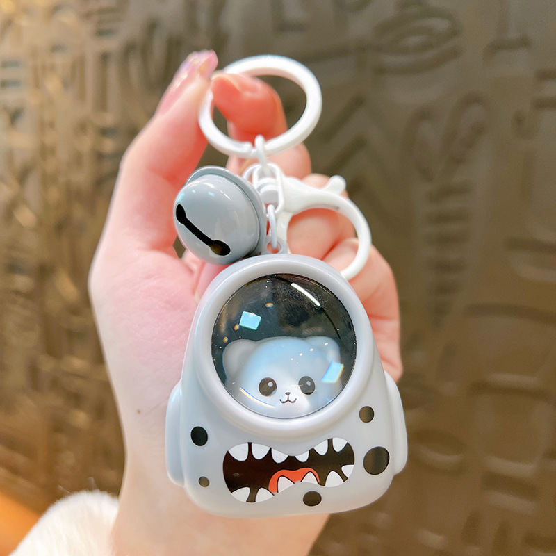 AstronautKeychain 1+1 GRATIS: Glødende Sødt Astronaut Dyr Nøglekæde