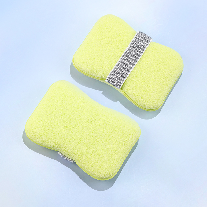 ExfoliatorSponge 1+1 GRATIS: Bad Sæbe Spare Brødtekst Bruser Eksfolierende Svamp