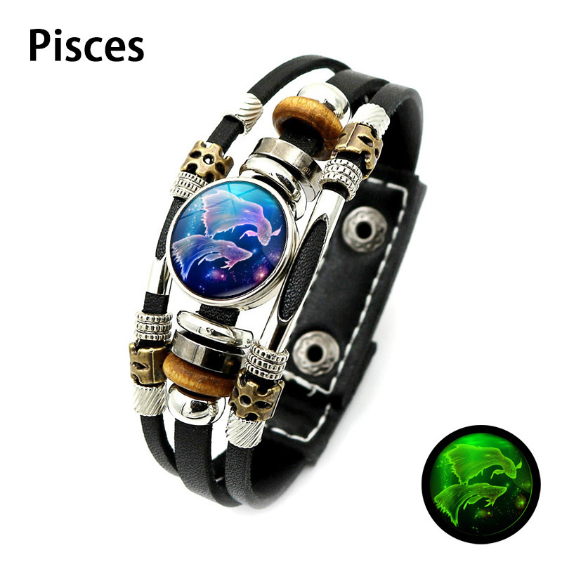 Jewelance™ HoroscopeBracelet 1+1 GRATIS: Glød I Mørket Horoskoparmbånd