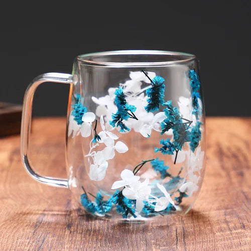 CrystalMug - Dobbelt Lagdelt Kreativ Glas Krus