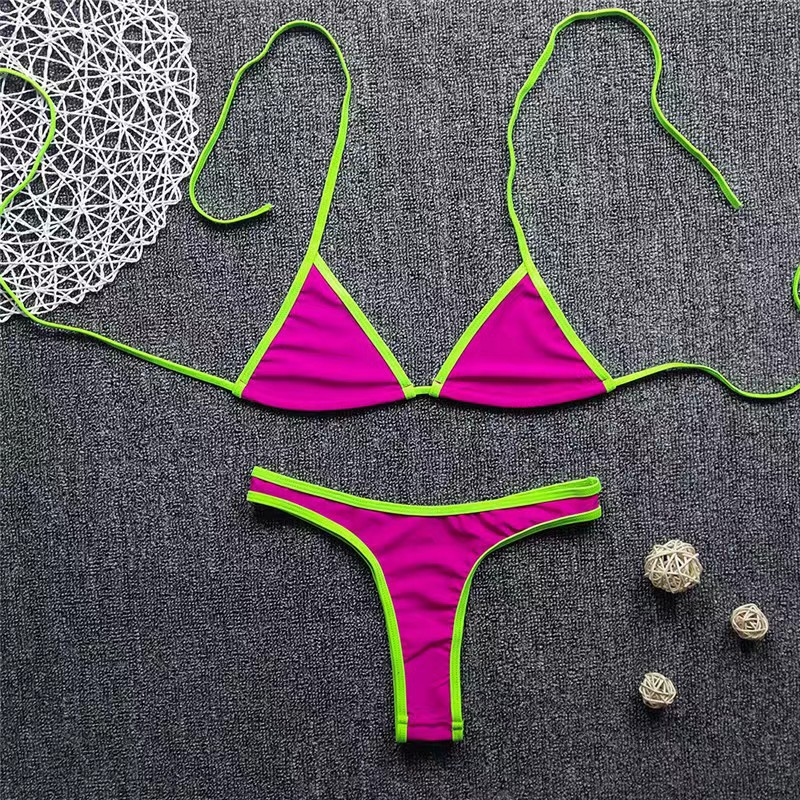 Icone™ TriangleBikini 1+1 GRATIS: Hot Sommer Trekant Kontrast Farve Bikini