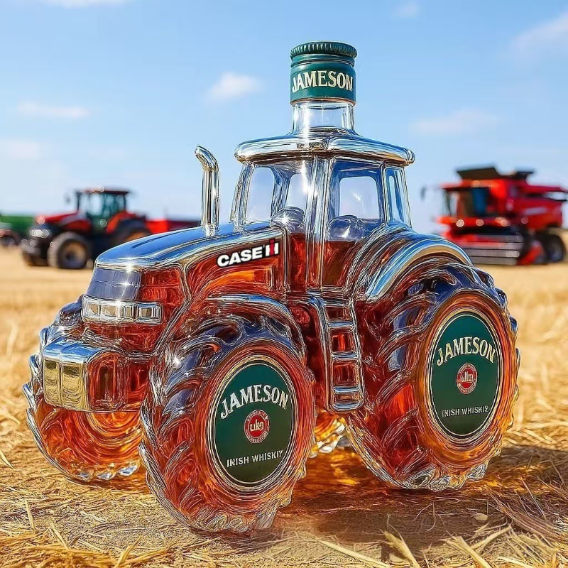 VintageBottle - Kreativ Landbrugsinspireret Rustik Vintage Flaske Design