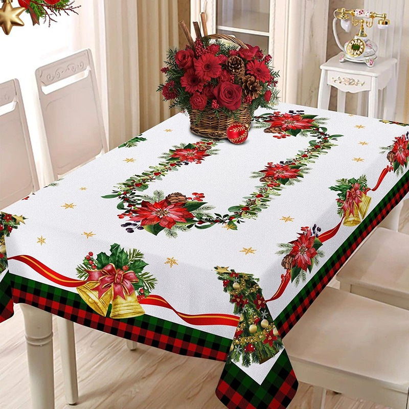 Globetrek° TableCovers: Holdbar Rektangulær Jul Bord Duge
