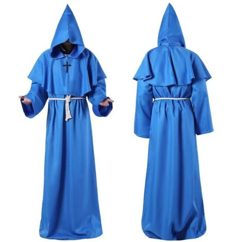 Icone™ MonkCostume - Halloween Middelalder Munk Præst Kappe Kostume