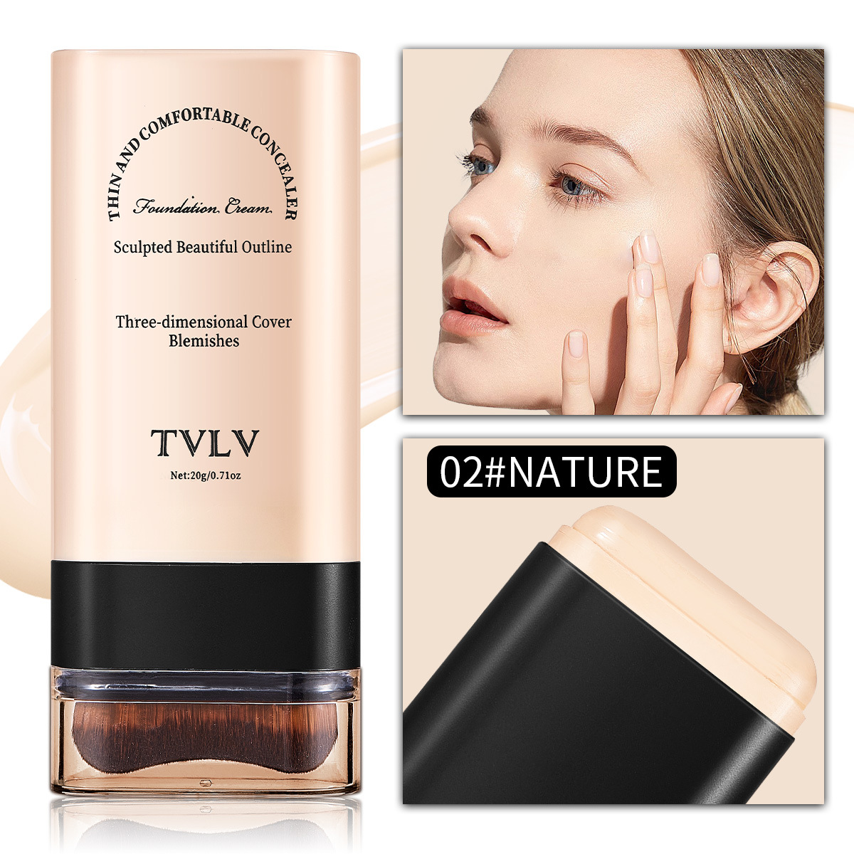 FoundationStick 1+1 GRATIS: Glat Naturlige Dækning Fundament Pind På Den Gå