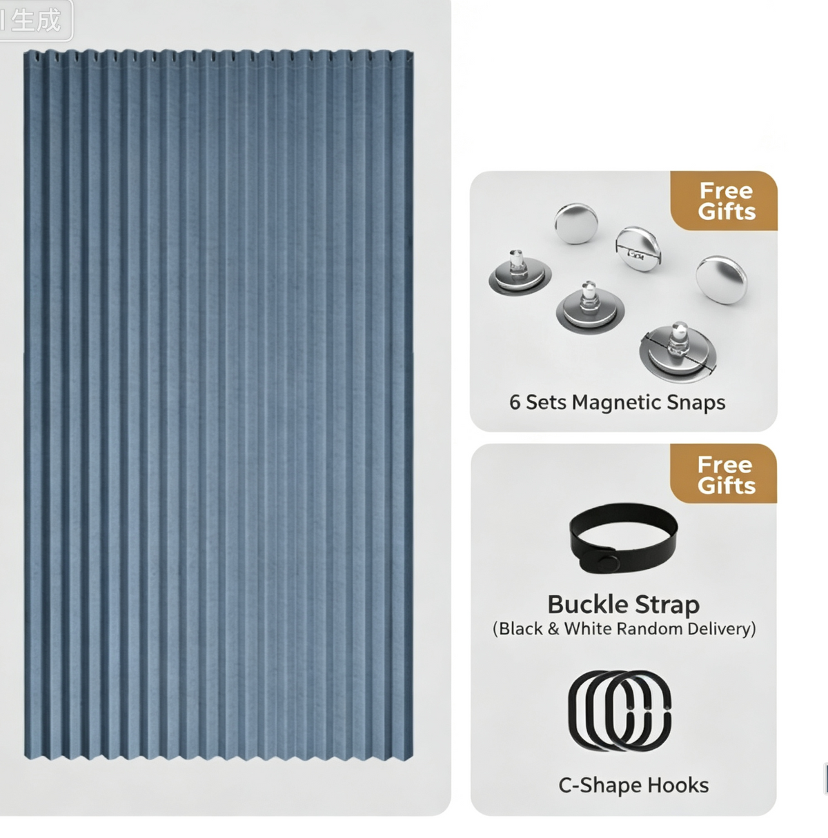 GlideHold® SpaceDivider: Pladsbesparende Gardindør Divider Uden Bor