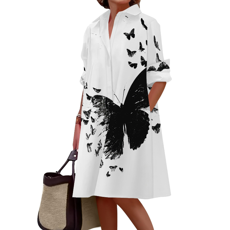 Icone™ TimelessDress: Alle Sæson Tidløs Stil Komfort Elegant Kjole