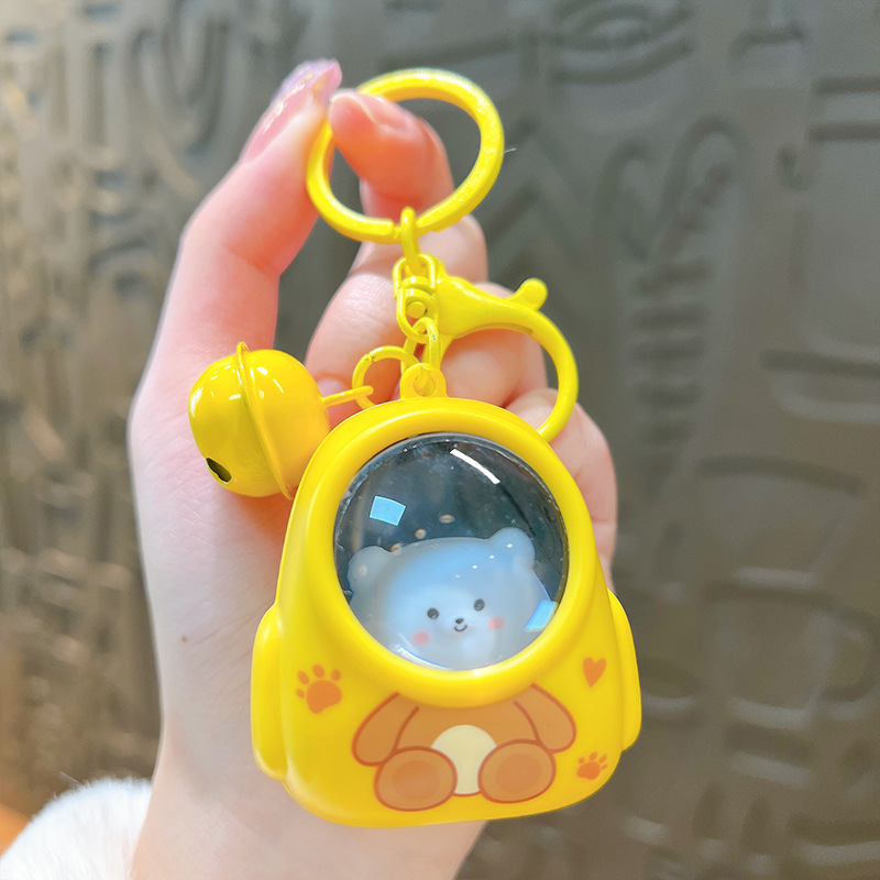 AstronautKeychain 1+1 GRATIS: Glødende Sødt Astronaut Dyr Nøglekæde