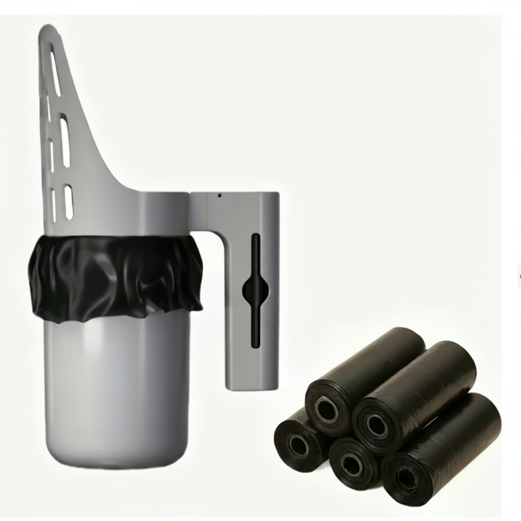 Catfri® LitterScoop: Alt-i-en Kattebakke Skovl med 5 Ruller Affaldsposer