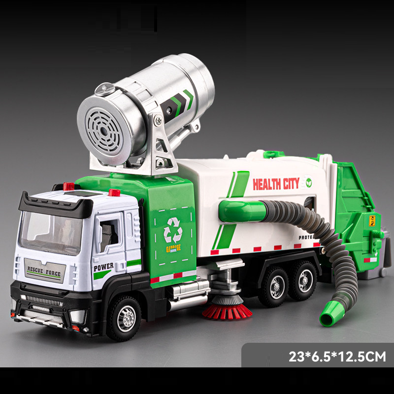 Kletshuts™ CleaningTruck: Realistisk Mini Gadefejningslegetøj Til Børn