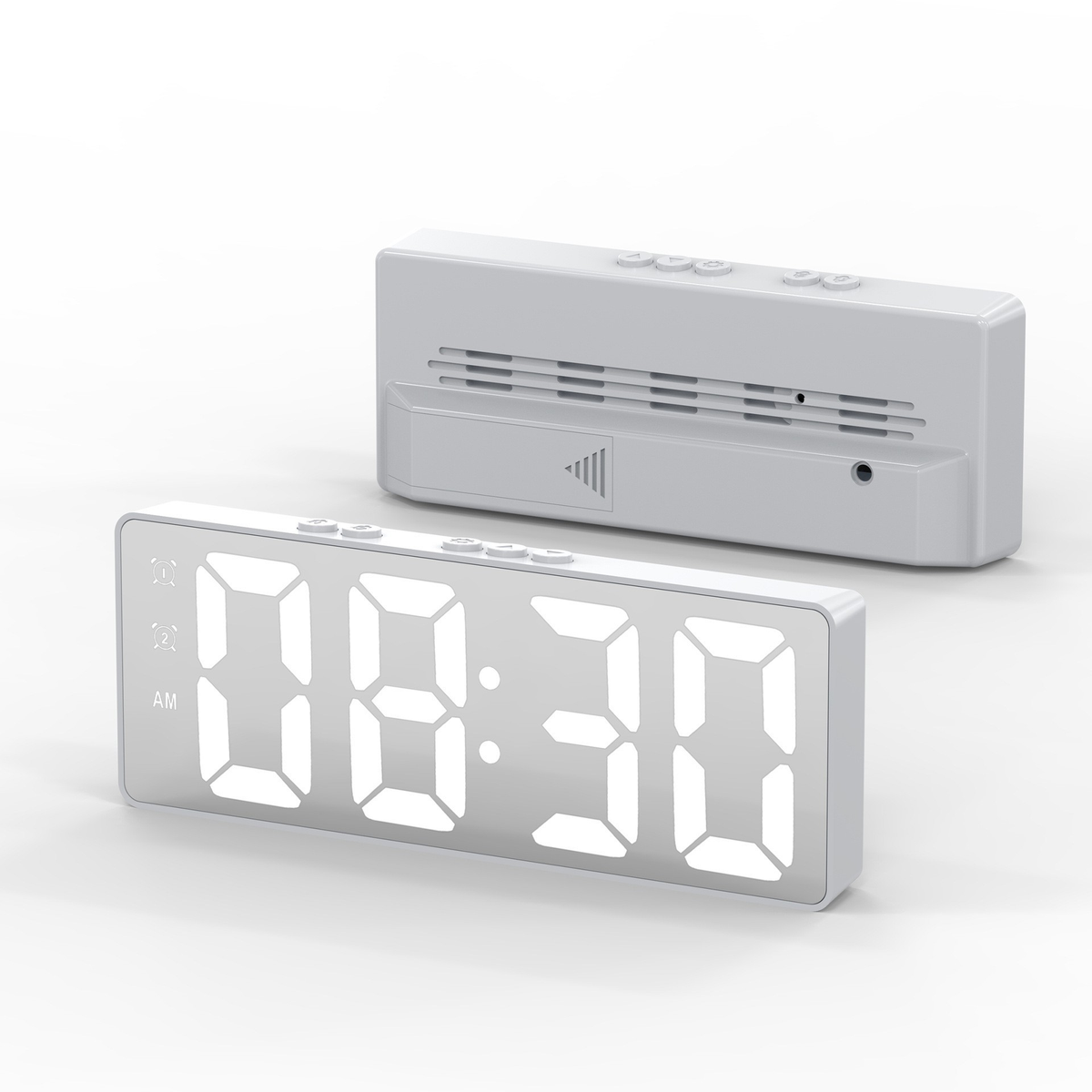 AlarmClock: LED Display Minimalistisk Stil Digital Alarmur
