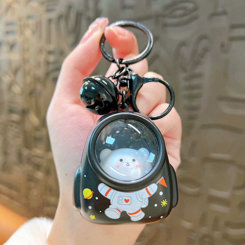 AstronautKeychain 1+1 GRATIS: Glødende Sødt Astronaut Dyr Nøglekæde