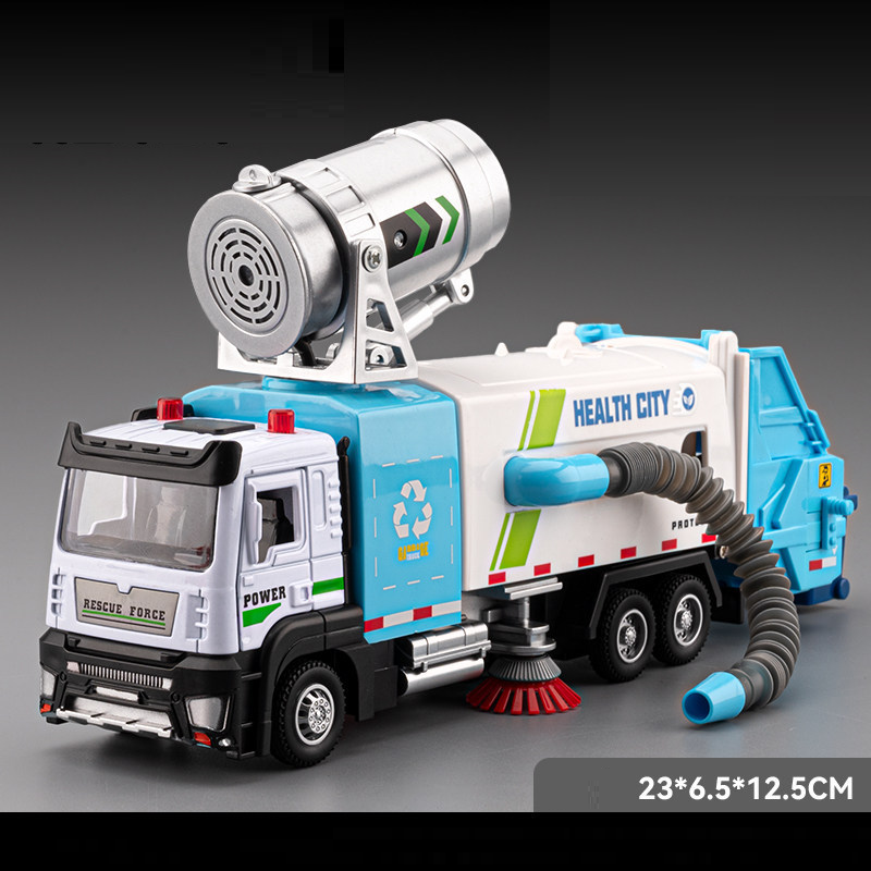 Kletshuts™ CleaningTruck: Realistisk Mini Gadefejningslegetøj Til Børn