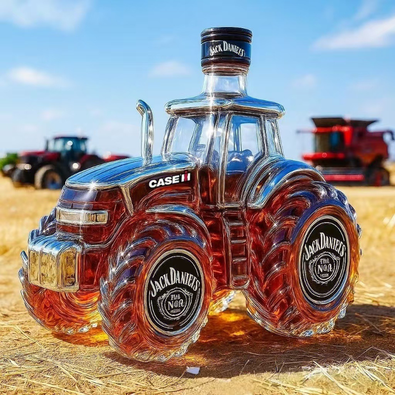 VintageBottle - Kreativ Landbrugsinspireret Rustik Vintage Flaske Design