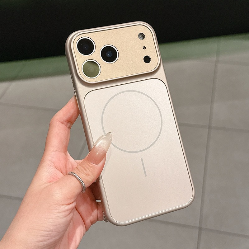 MagsafeCase: iPhone Magsafe Glas Linse Beskyttelses Telefon Etui