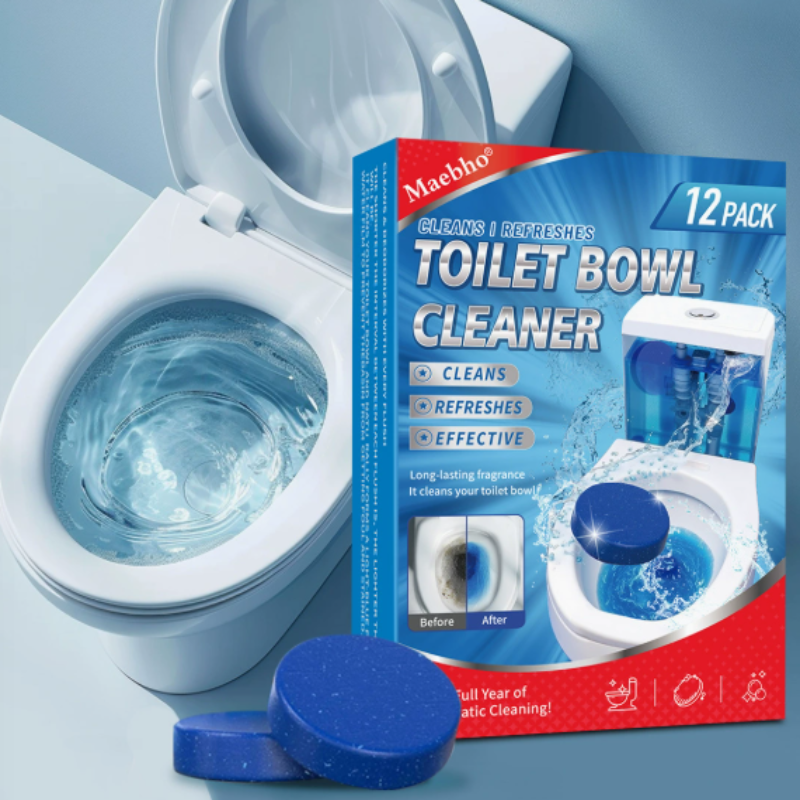 Cleaner Pro° ToiletTablets: Automatisk Drop-In Toiletrens Tabletter